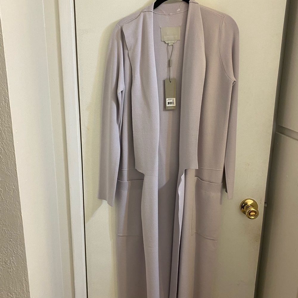 NWT Soia & Kyo Annabella Cardigan Mist - Size XS